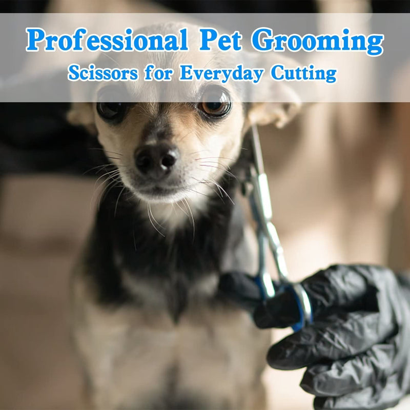 8'' Straight Dog Grooming Scissors Professional Dog Shears for Grooming Japan 440C Stainless Steel Sharp Smooth Heavy Duty Pet Grooming Scissors 8 - PawsPlanet Australia