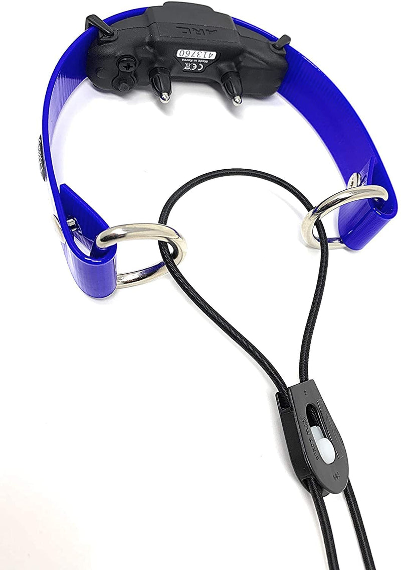 Replacement GPS eCollar with Adjustable Bungee, Multi-Hole Design, and Secure Toggle Closure for Small Dogs (Black, Small Neck) Small Dog 3/4" Black - PawsPlanet Australia