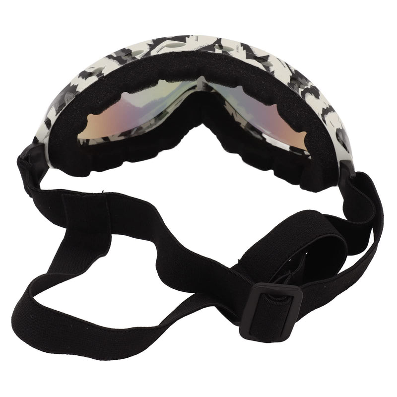 Dog Sunglasses Dog Goggles, UV Protection Wind Protection Dust Protection Fog Protection Pet Glasses Eye Wear Protection with Adjustable Strap for Medium or Large Dog (Zebra Frame) - PawsPlanet Australia