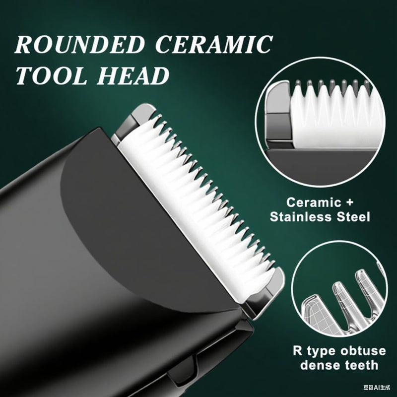 Sunny Power 4 in 1 Dog Clippers Grooming Kit, Professional Pet Clippers for Cats Rabbit, Safe Paw Trimmer Cat Shaver, Dog Hair Clipper with Low Noise, Rechargeable Cordless Cat Clippers for Matted Fur