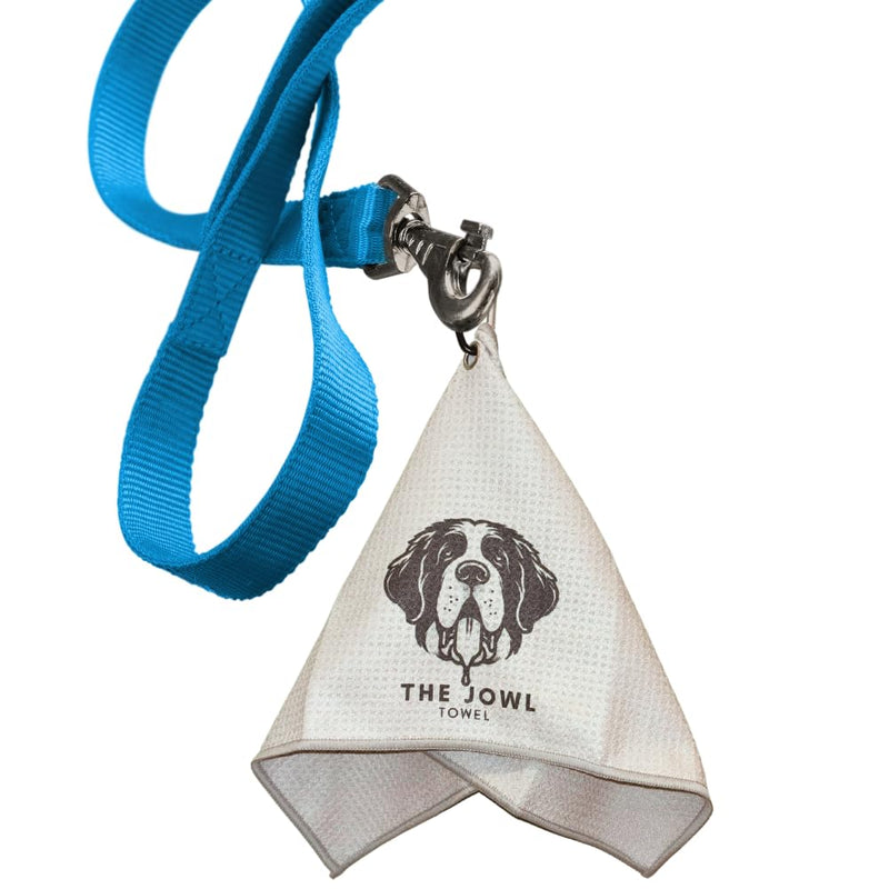 Jowel Towel for Large and Small Dog Grooming, Absorbant, Fast-Dry Microfiber, Includes Leash Hook - PawsPlanet Australia