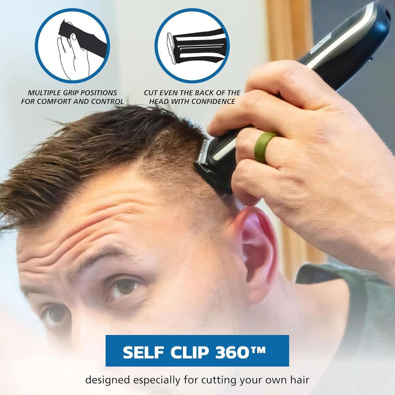 Wahl Clipper Self-Haircut Pro Lithium Ion Cordless Hair Clippers, Easy to Use Self Haircutting Kit Designed for DIY Haircuts – Model 3026122 Self Haircut Pro Cordless