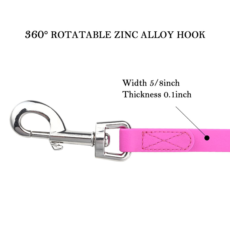 Waterproof Long Leash Durable Dog Recall Training Lead Great for Outdoor Hiking, Training, Yard, Beach and Swimming (Purple, 30ft) Purple - PawsPlanet Australia