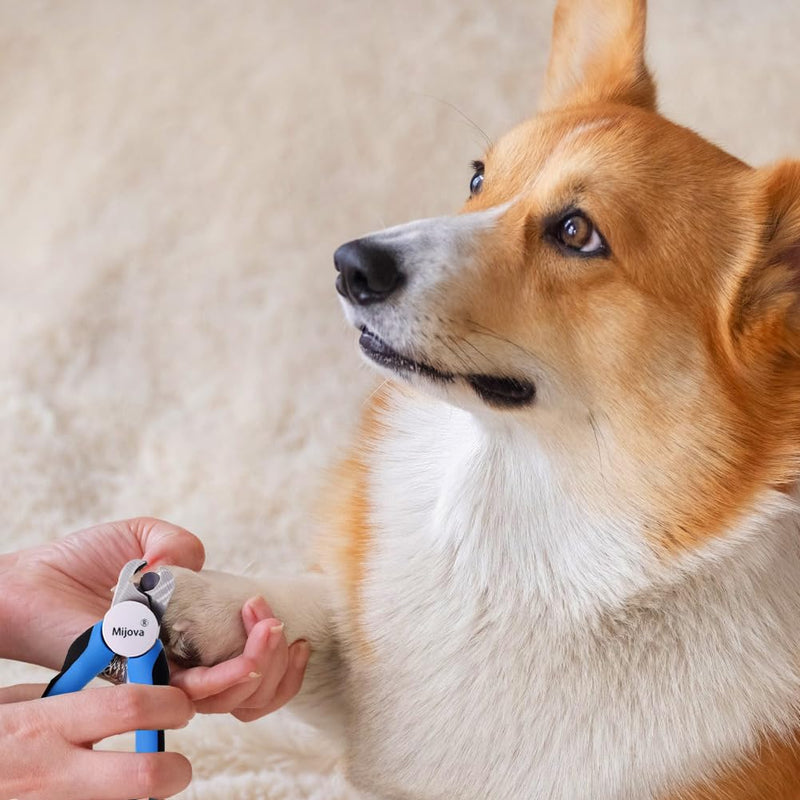 Pet Nail Clippers, Heavy Duty Nail Clipper for Large Dogs, Professional Nail Trimmer for Dogs/Cats, Pet-Nail Trimmer with Safety Guard to Avoid Over-Cutting Nails Free Nail File