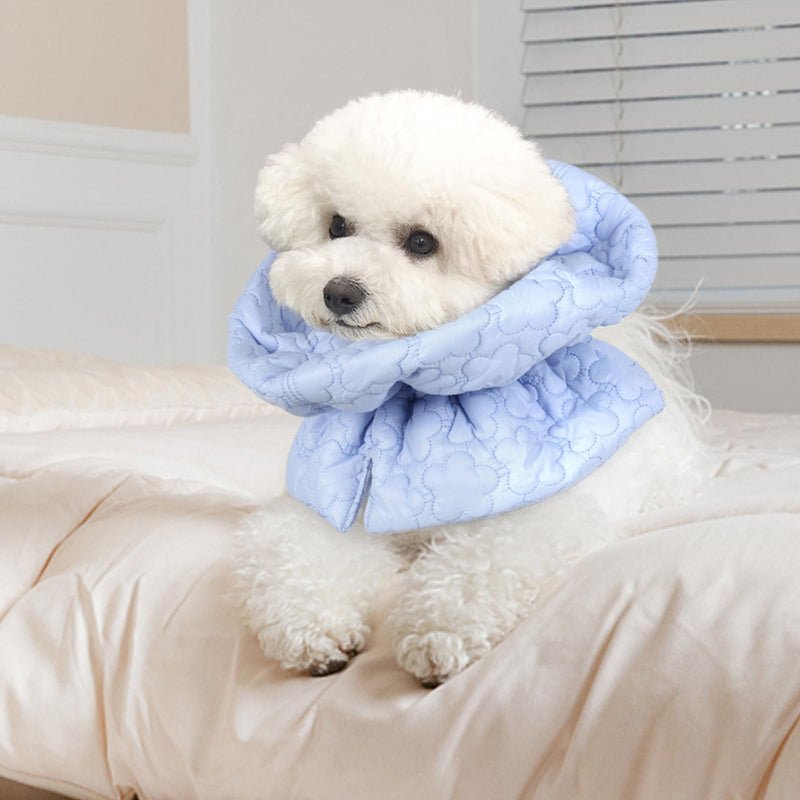 Cat Recovery Collar,Smavles Pets Cone Collar, CatCone, Adjustable Cotton Pets ConeCollar, Soft Dog Cat Protective,Anti-Bite/Lick,Recovery from Surgery or Wound for Puppies Pets,Stop Licking (Blue)