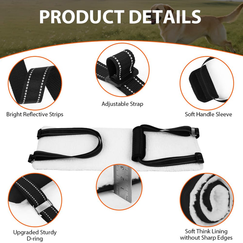Dog Mobility Aids Support Sling For Back Legs,Lifting Sling for Pets with Handle,Adjustable Lifting Harness for Old Dog,Weak Rear Legs,with Injuries,Disabilities(For Medium Dog) For Medium Dog
