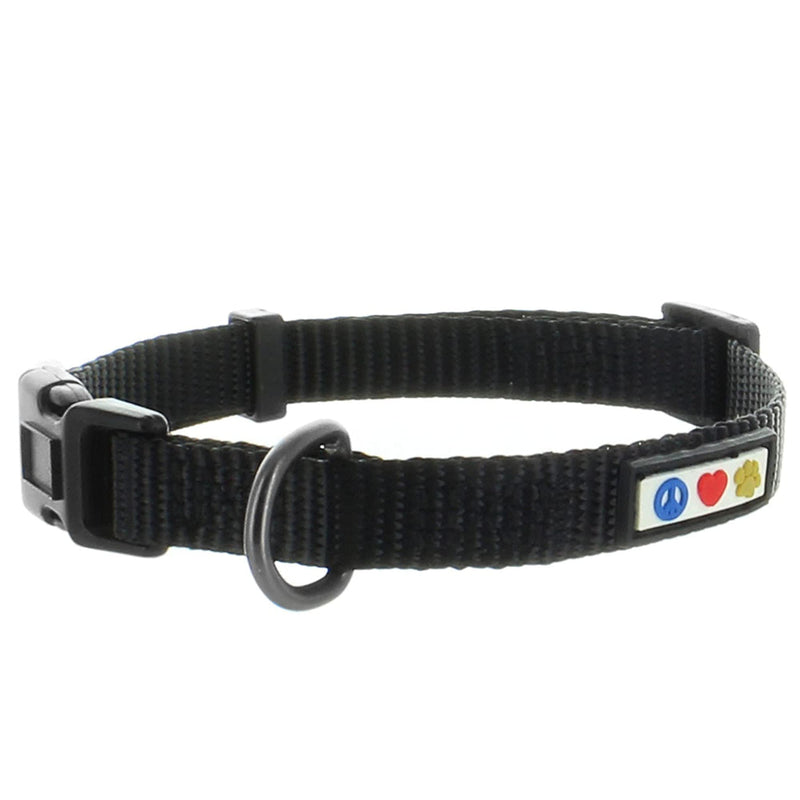 Pawtitas Value Bundle Set | Extra Small Step in Dog Harness + Extra Small Dog Collar + Extra Extra Small 6ft Dog Leash - Black Set