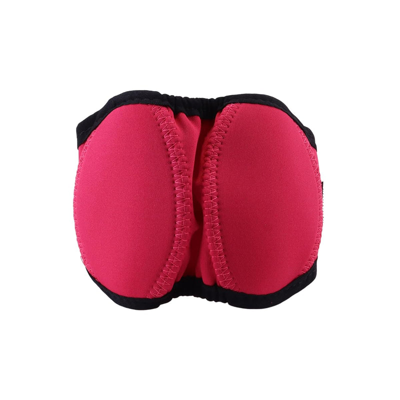 Ubric Dog Ear Defenders, Waterproof Adjustable Pet Ear Muffs Noise Protection for Cold, Grooming, Bathing, Swimming, Anxiety Relief (Rose Red, S)