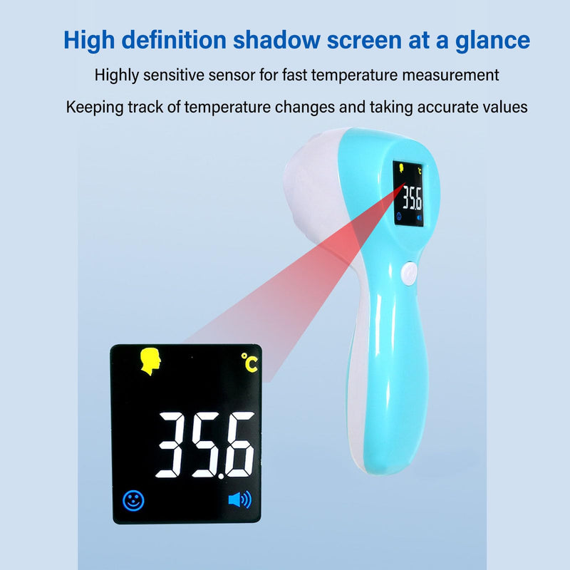 Forehead Thermometer, Digital Pet Thermometer, Infrared, Non-Contact High Accuracy, 3-in-1 Pet Thermometer for Pets, Cats, Dogs, Cattle, Sheep, Pigs
