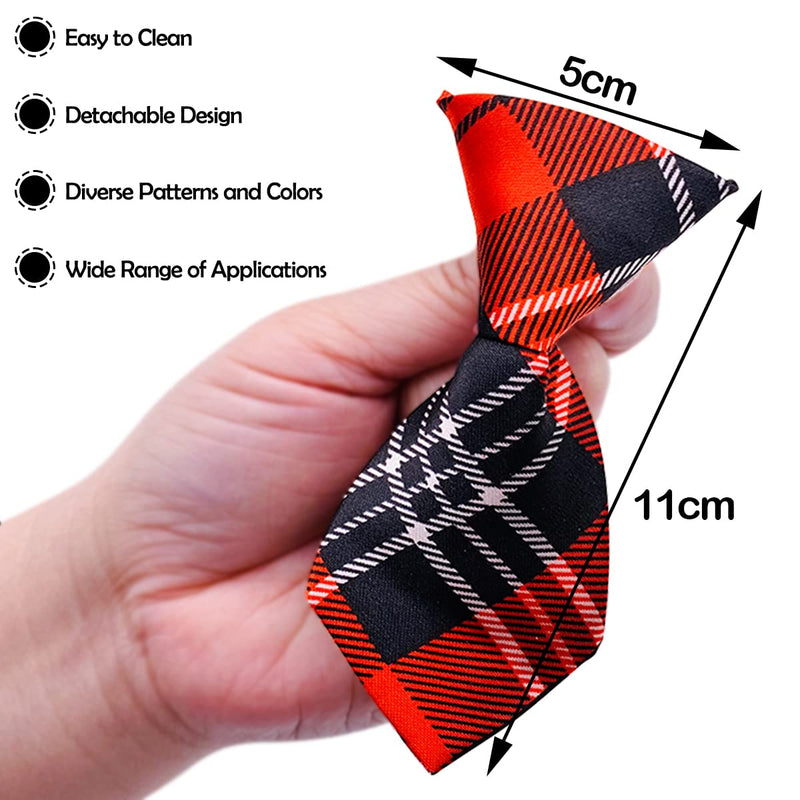 30pcs Dog Neckties Dog Collar Ties Adjustable Pet Neck Tie for Small Medium Puppy Cat Kitten Party Festival Birthday Gift Valentine's Holiday Wedding Assorted Grooming Supplies Accessories Dog neckties B 30pcs - PawsPlanet Australia