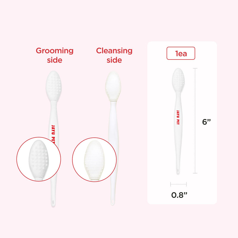 JAYU PET Black Seed Brush - Cat Grooming and Exfoliating Double-Sided Brush for Acne and Chin Treatment (3PCS) 3ea - PawsPlanet Australia
