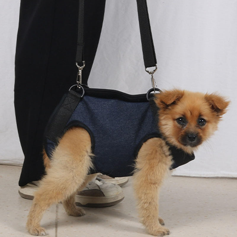 Fabater Dog Lifting Harness, Dog Carrier Strap for Front, Pet Legs for Support and Rehabilitation, Dog Lifting Harness, Helps Older Dogs with Limited Mobility (S) S