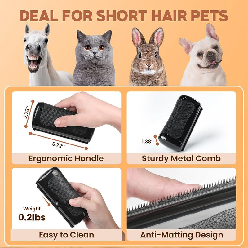 Deshedding Dog Brush and Grooming Tool, Groompro Deshedding Brush, Pet Hair Remover Comb for Shedding, Pet Hair Removal Tool for Cats, Dogs, Rabbits, Horses - PawsPlanet Australia