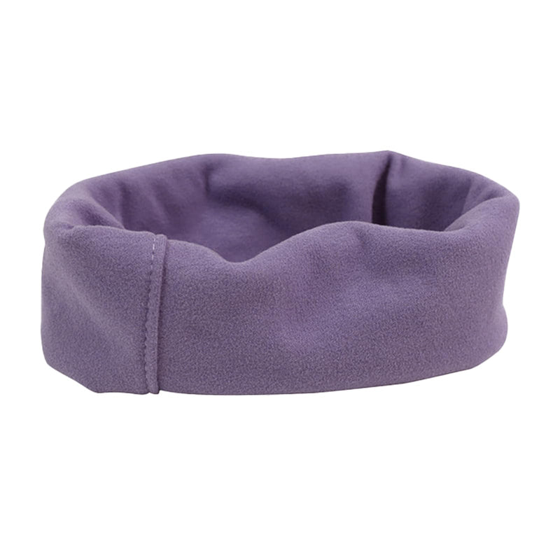 Dog Ear Cover for Anxiety Relief Grooming Drying Recovery, for Dogs Calming Snood Ear Protectors Soft Ear Muffs and Earmuff Head Wrap Dogs Hearing Protection (Purple) Purple
