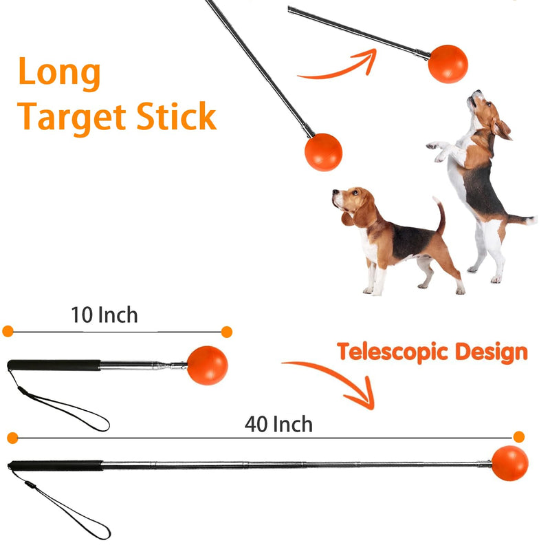 Training Kit - 1 Target Stick, 1 Training Clicker, 1 Whistle - Dog Training Equipment Tools, Cat Toilet Trainer Kit, Agility Training Lure Course For Dogs, Kitten Puppy Behavior Aids Trick (A Type) B Type - PawsPlanet Australia