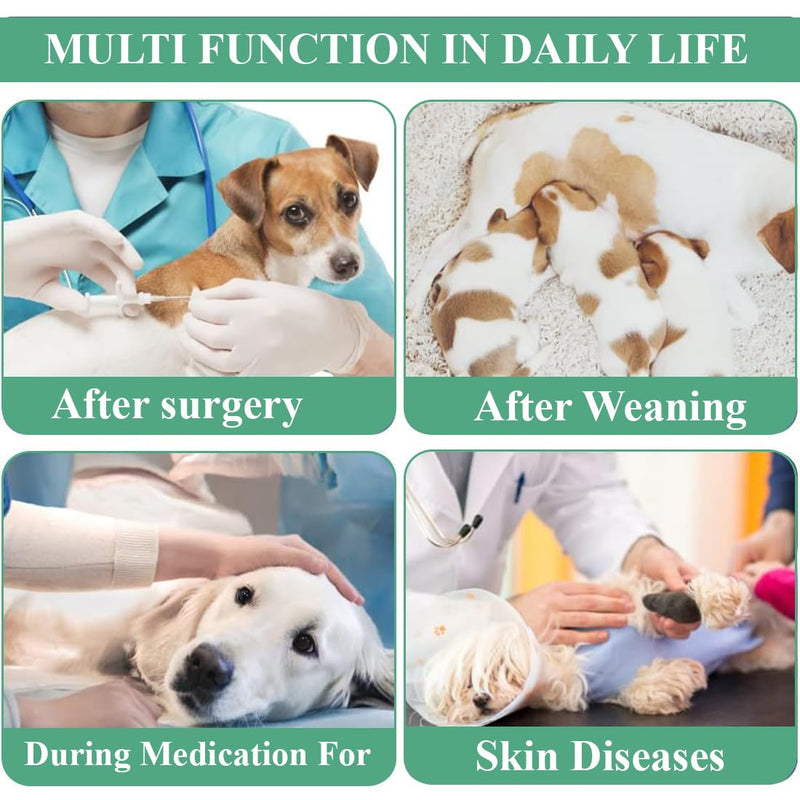Dog Bodysuit After Surgery Castration Wound Protection Suits for Dogs, Dog Onesie, Breathable, Anti-Licking, Wound Protection, Professional Pet Recovery Suit Dog Medical Shirt