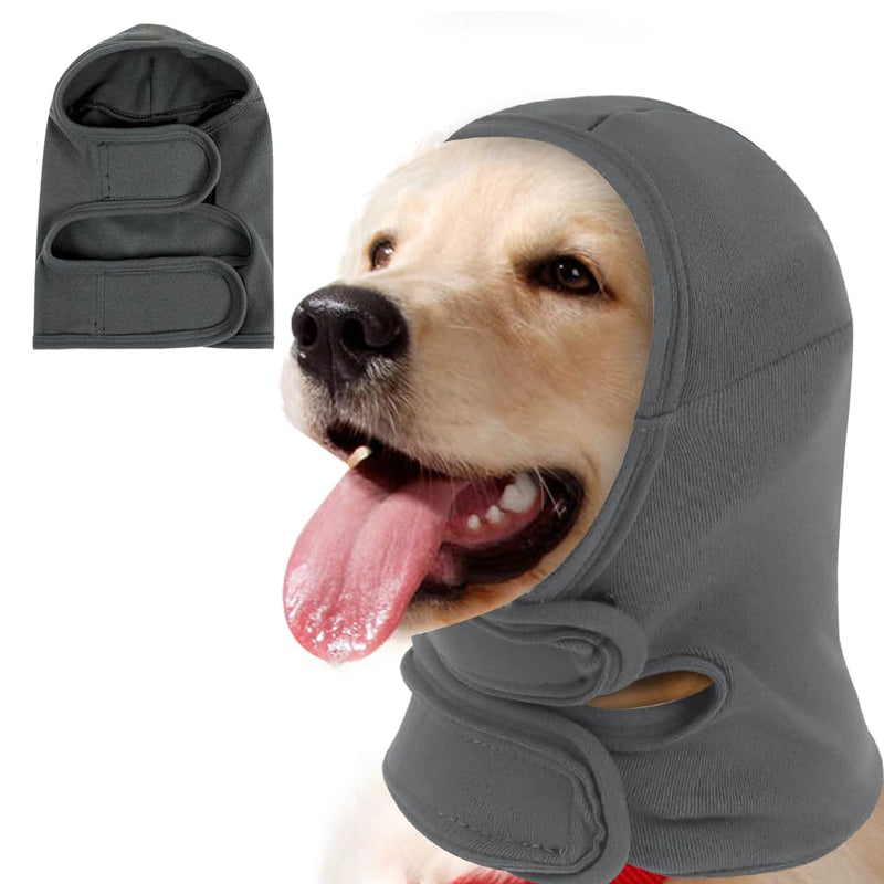 Dog Earmuffs, Ear Muffs for Dogs, Noise Protection, Hearing Protection, Dog Earmuffs, Noise Protection, Ear Protection, Dogs After Surgical Hoody (Grey, M)