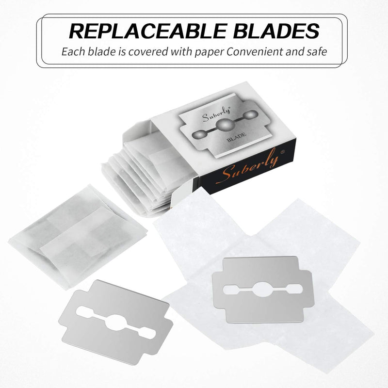 50 Pieces Callus Shaver Replacement Blades Corn Plane Stainless Steel Blades for Removing Callus Foot Care and Pedicure Tools - PawsPlanet Australia