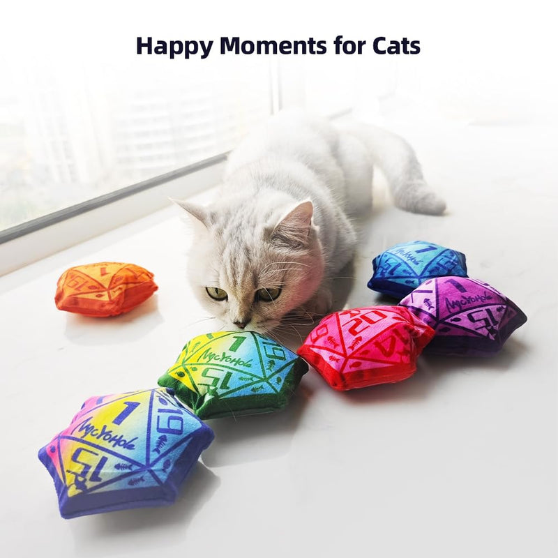 Cat Toys Catnip Toys Soft Plush Mouse Catmint Interactive Cat Kicker Toys with Crinkle Sound for Indoor Kitten Cats (8Mixed Colors) 8Mixed Colors - PawsPlanet Australia