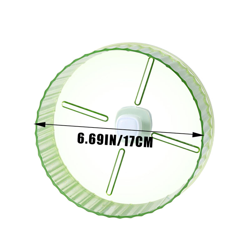 6.8-inch Parrot Silent Running Wheel, Parrot Exercise Wheel, Birds, Parrots, Turtles, Hamsters, Small Animal Quiet Running Wheel (Green) - PawsPlanet Australia