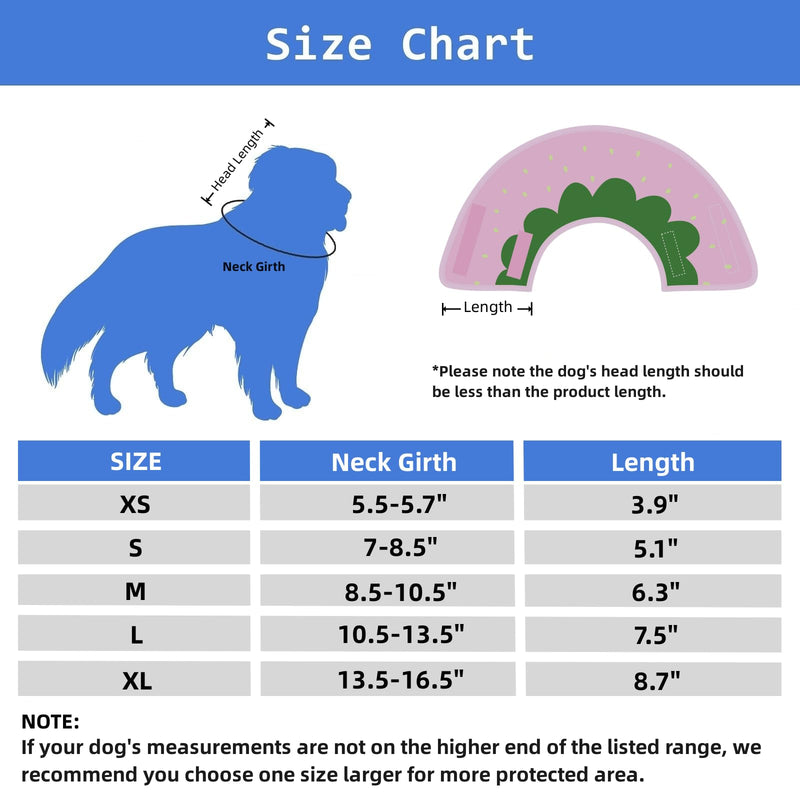 Soft Dog Cone, Lightweight Elizabethan Collar for Dogs, Adjustable Soft Cones for Dogs/Cats to Stop Licking After Surgery, Cute Strawberry Cone of Shame Alternatives for Pets(Large) Large (Neck:10.5-13.5'' Medium Dog) - PawsPlanet Australia