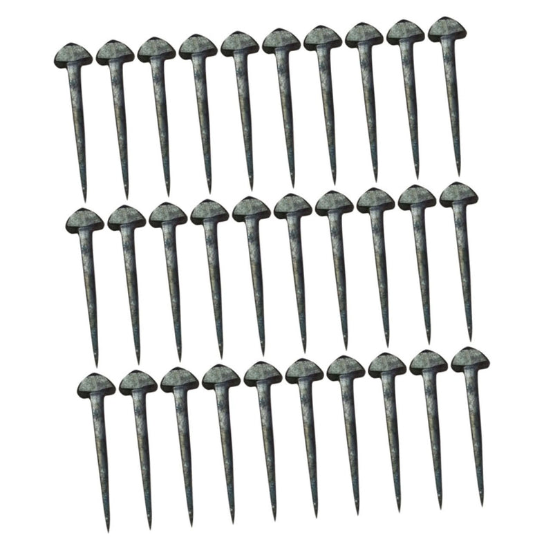 Horseshoe Nails 50 Pcs Iron Mini Hoof Nails 1.96In Lightweight Farrier Tools for Horseshoe Fixing and Horse Tack Repair Practical Equipment