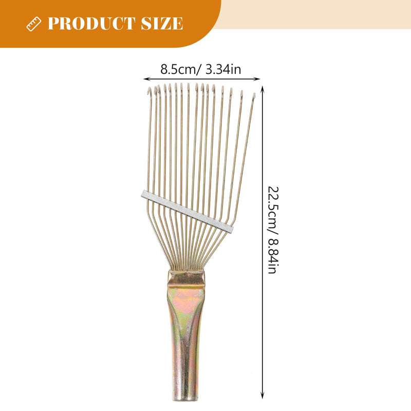 Healeved 2Pcs Wool rake Steel Sheepskin Wool Brush Comb Dematting Tool Rust Remover Wire for Cleaning Household Cleaning Tools Wool Household Tools Combs Portable Hair Comb - PawsPlanet Australia