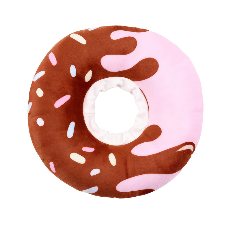 Soft Protective Collar for Cats and Dogs, Elizabeth Collar for Small Dogs, Donut Shaped Collar After Surgery, Comfortable for Wound Healing, Adjustable & Eat Friendly, Cat Collar, Size S
