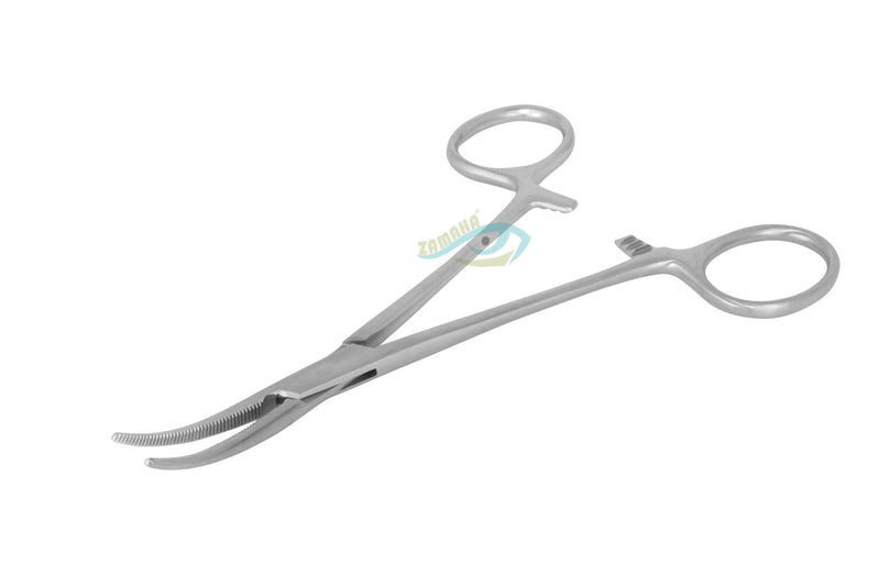 Set of Pet Groomers Scissor Style Pet ear Locking Forceps, Hemostatic Tweezers, Good Strong Animal Care, Dog/Cat groomers tool(Straight and Curved) - PawsPlanet Australia