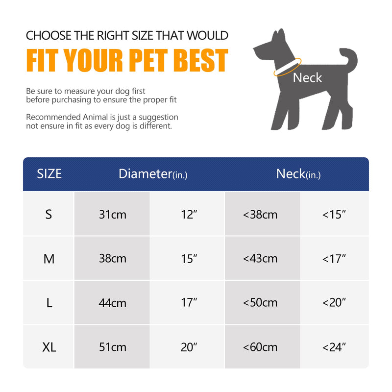 Dog Recovery Collar,Dog Soft Cone Collar Alternative After Surgery,Adjustable,Breathable E Collar for Large/Medium/Small Dogs Cats,Blue L Blue-L Mesh - PawsPlanet Australia