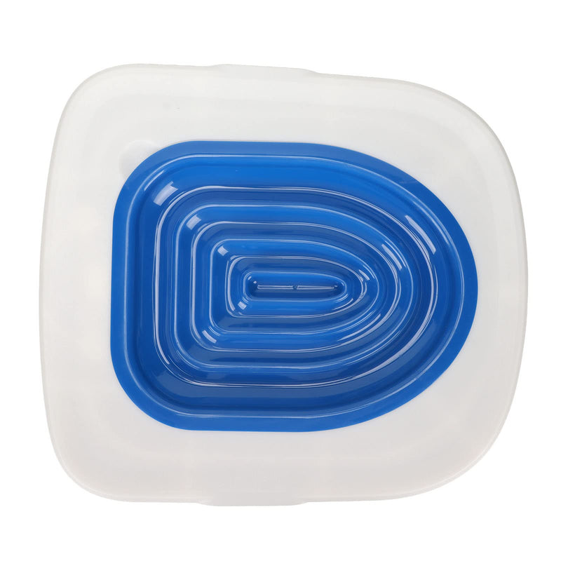 Cat Toilet Training Kit, Universal Reusable Cat Toilet Trainer for Pet Cleaning Litter Boxes (White Tray, 1 Blue Inner Support) - PawsPlanet Australia