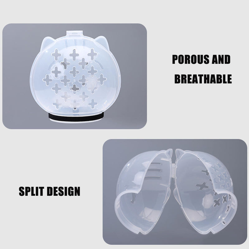 Protective headgear for cats, soft PP muzzle for pets, prevents injuries, licking, scratching, protective mask for cat grooming