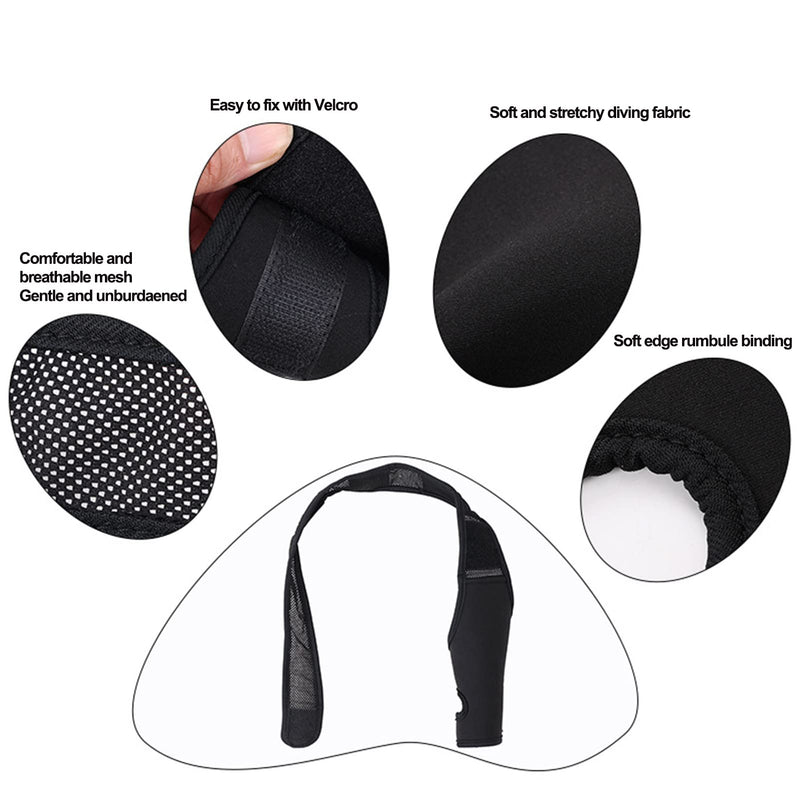 Hip Joint Bandage for Dogs, Knee Brace for Dogs Made of Breathable and Elastic Fabric, Wear-resistant Hip Bandage for Dogs Made of Breathable and Elastic Fabric for the Limbs Black M