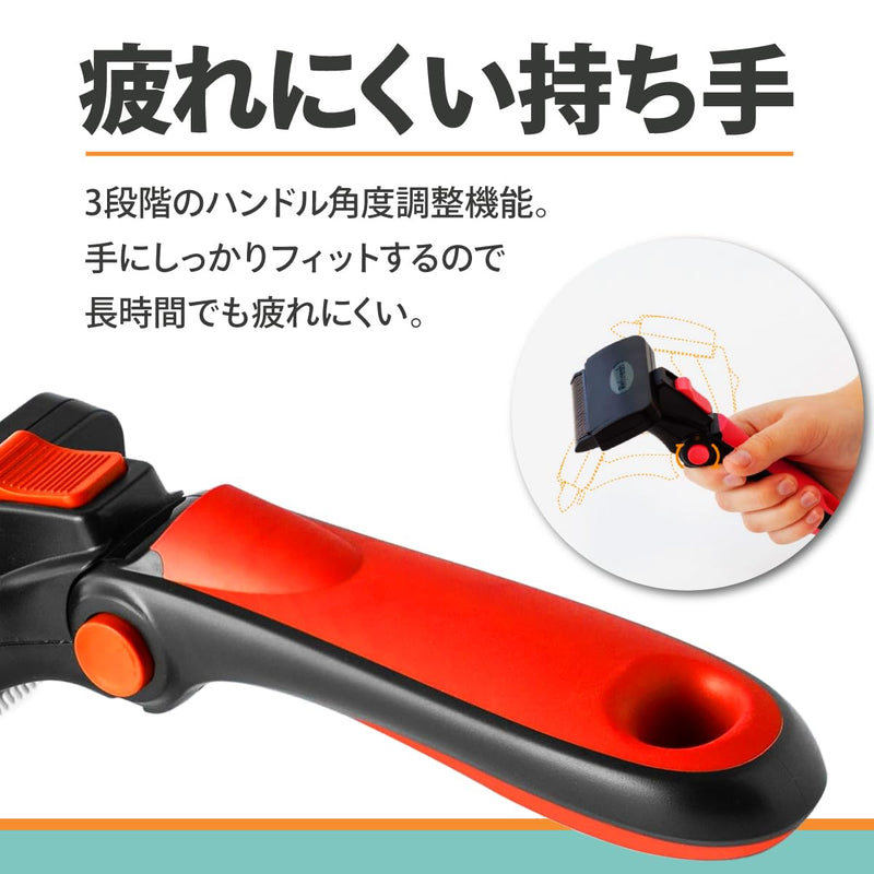 【Japan Exclusive Color】Pet Hair Loss Removal Brush Refresh Shading For Long Hair Species ("SAKURA" Cherry Blossom Color, Medium/Large) - PawsPlanet Australia