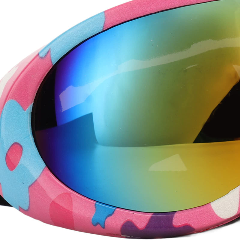 Dog Sunglasses, Dog Goggles Pet Glasses Eye UV Protection Winproof for Dogs Eyes Protection Red Lens White Purple Frame - PawsPlanet Australia
