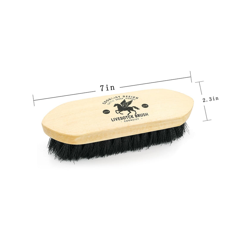 Medium Livestock Brush for Goat, Cattle, Cow - Horse Brushes for Grooming - Premium Horse Brush for Show, Goat Supplies Medium - PawsPlanet Australia