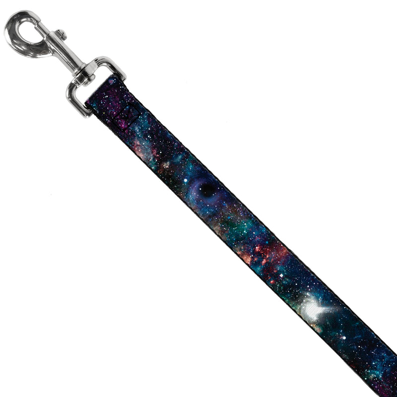 Buckle-Down Pet Leash - Galaxy Collage - 6 Feet Long - 1.5" Wide Multicolor