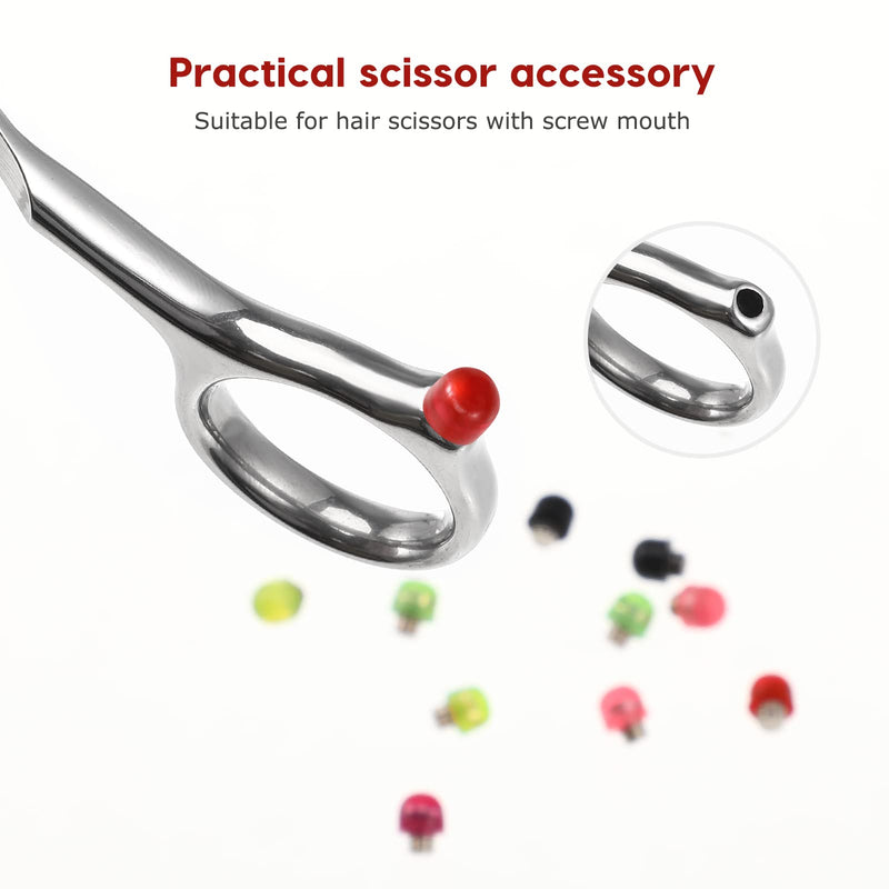 Silicone Grooming Scissors Silencers Replacement: Portable Grooming Scissor Bumpers 10pcs Silencer Parts (Random Color) - PawsPlanet Australia