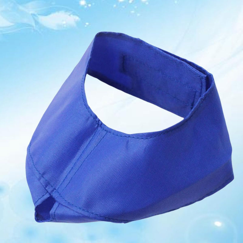 ULTECHNOVO Breathable Nylon Cat Eye Patch with Small Hole and Adhesive Strap, Bite-Resistant Pet Blind for Small Dogs and Cats for Calming During Manicures and Feline Treatments