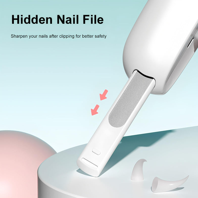 Adjustable Cat Nail Clipper to Avoid Excessive Cutting, Cat Nail Trimmer with Nail File, Pet Nail Clippers for Kitten Bunny Guinea Pig Rabbit Ferret (Pink) - PawsPlanet Australia