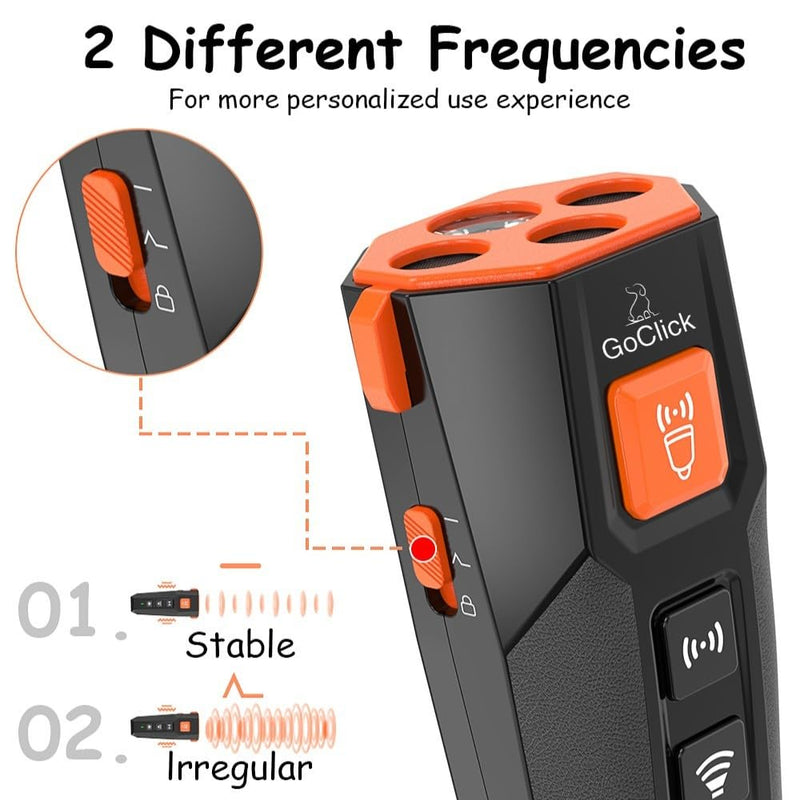 New Dog Bark Deterrent > 3 Emitters > Dog Training Tool> Safe and User-Friendly > Designed to Train Dogs and Discourage Excessive Barking > Alternative to Shock Collars.