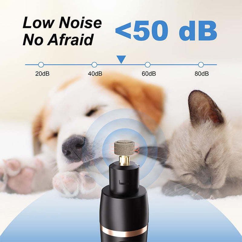Multifunctional Replaceable Cutter Head Dog Clippers for Grooming Nail Trimmer & Shears 3 in 1 Pets Grooming kit Rechargeable Cordless Low Noise