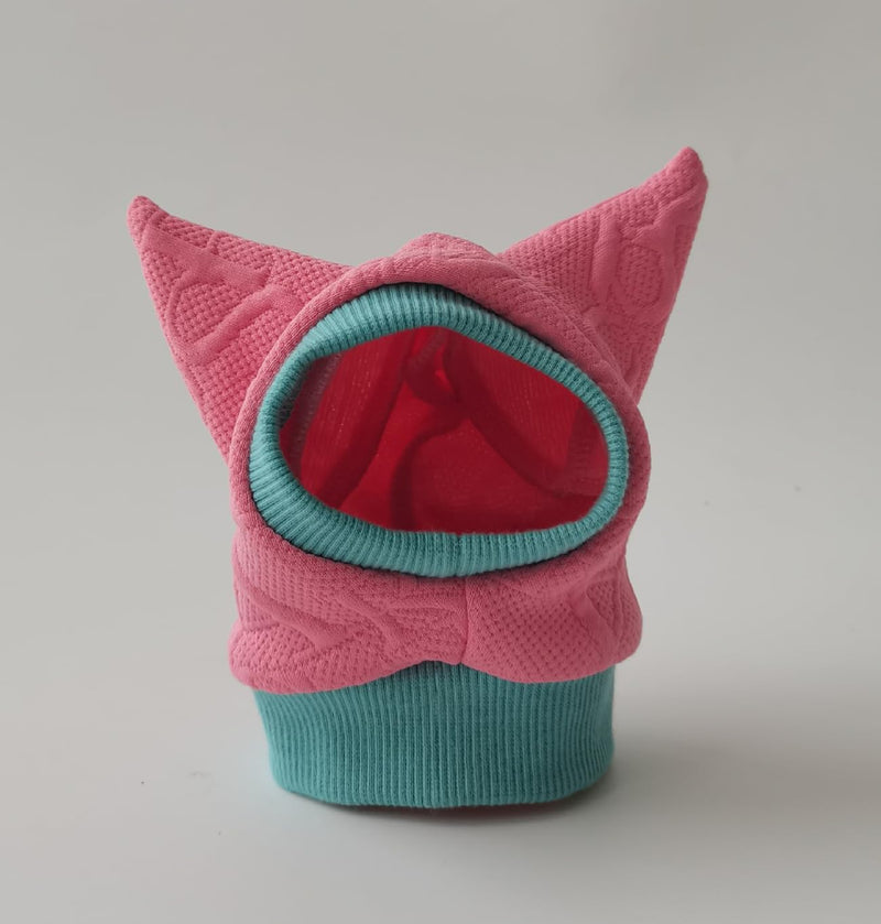 Hairless Cat Clothes Sphynx Cat Pajamas Outfits Kitten Clothes with Hat Tail Cover Pet Apparel for Cornish, Rex Devon Medium Set with Hat and Tail Cover - PawsPlanet Australia