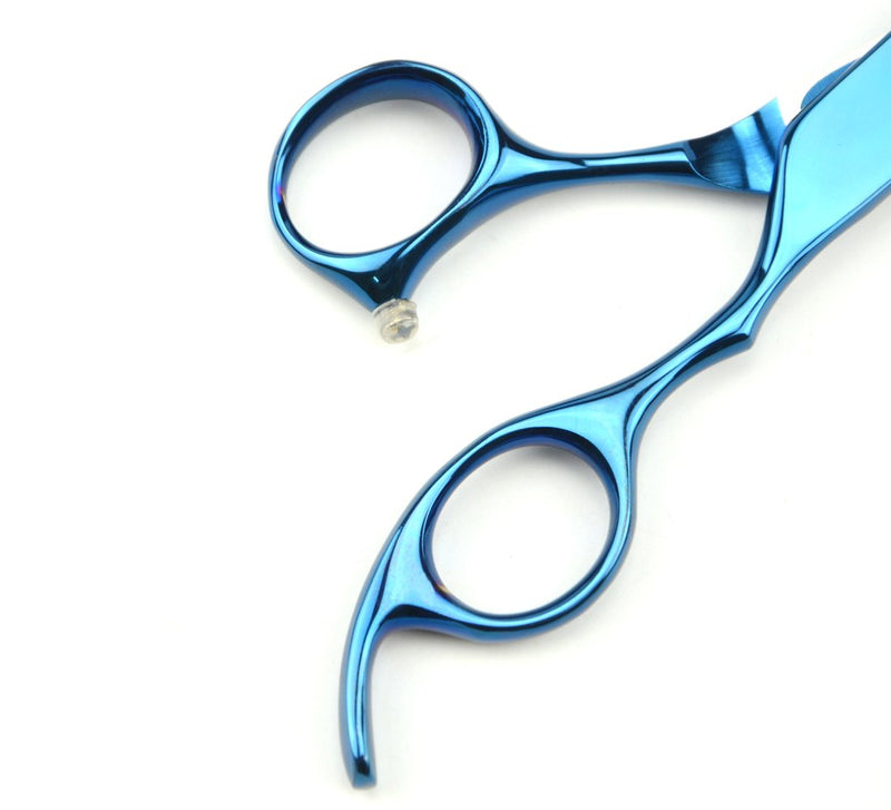 LILYS PET 8.0" Professional PET Grooming scissors Kit,CoatedTitanium,Sharp and Strong Stainless Steel Blade for Dogs Cats Hair Cutting,3 Pieces of Scissors with a Comb and a Case (Blue) - PawsPlanet Australia