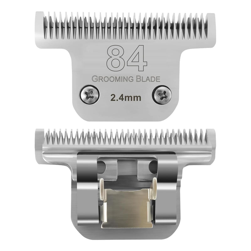 84# Pet Dog Grooming Stainless Steel Blade,Compatible with Ainds,Oster A5,Wahl KM-10 and Other Series Detachable Clippers, Cut Length 3/32-Inch - PawsPlanet Australia