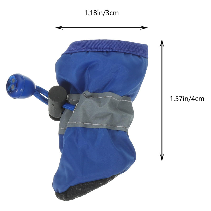 iplusmile Waterproof Dog Boots 4-Pack Small Size with Anti-Slip Soles Lightweight Pet Booties for Outdoor Hiking Walking Protect Paws from Rough Terrain All Seasons - PawsPlanet Australia
