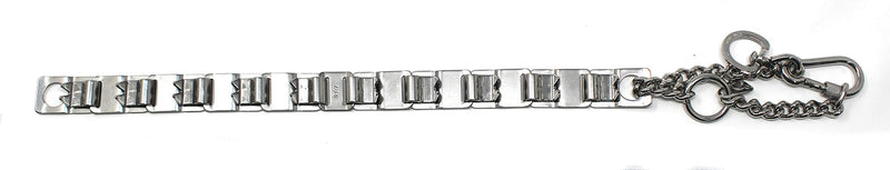Dogline Neck Tech Stainless Steel Prong Dog Training Collar with Snap Hook Pet Pinch Collar No-Pull Collar for Dogs Made in Germany 19 inches 19in - PawsPlanet Australia