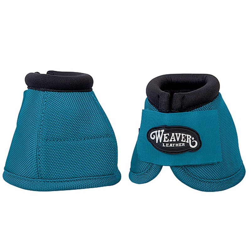 Weaver Leather No-Turn Bell Boots Medium Turquoise - PawsPlanet Australia