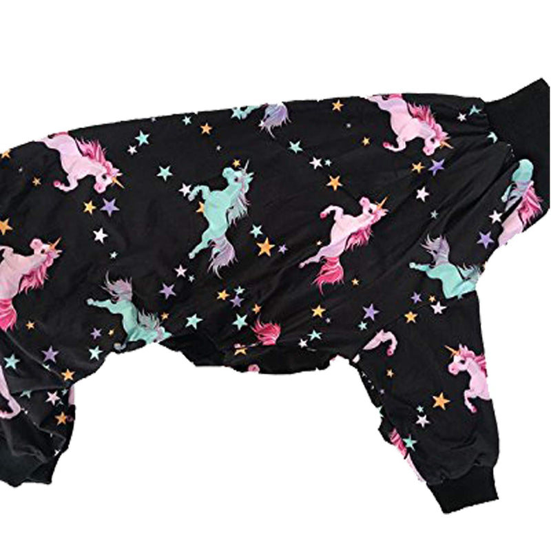 Tooth & Honey Pit Bull Unicorn Dog Pajamas - Lightweight, Full Coverage Pullover Pjs - Updated FIT Unicorn Dog Pajama X-Large - PawsPlanet Australia