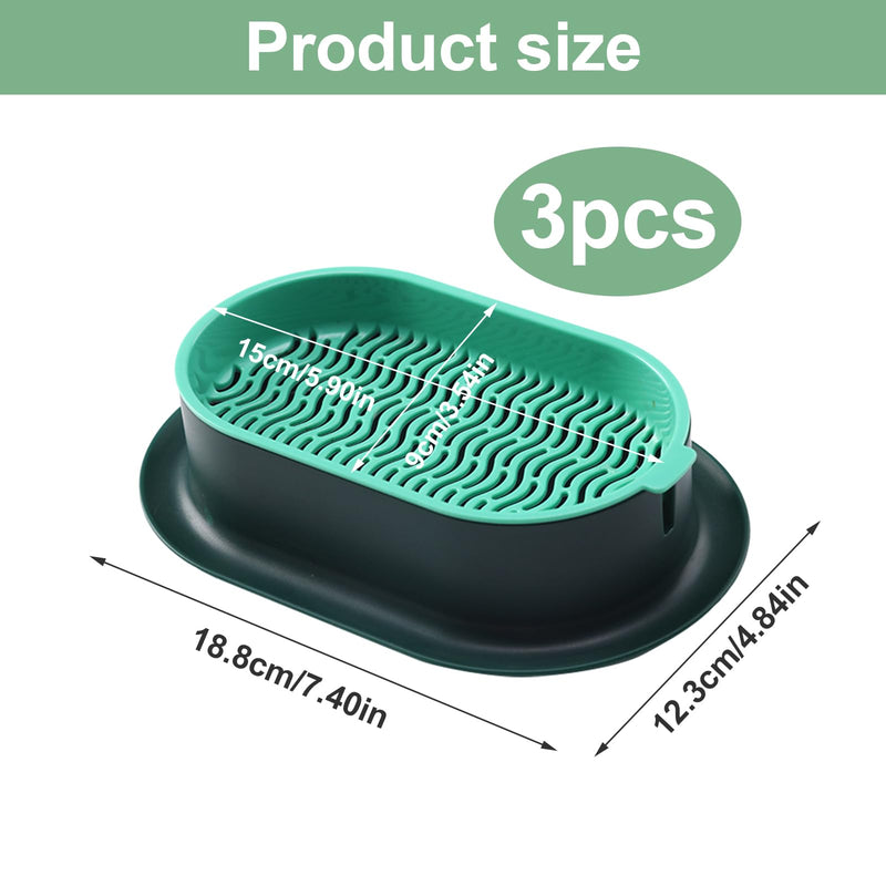 3 Pcs Cat Grass Planter Catnip Cat Grass Box Hydroponic Cat Grass Box Cat Grass Tray Cat Grass Container Cat Grass for Indoor Cats for Planting Cat Grass